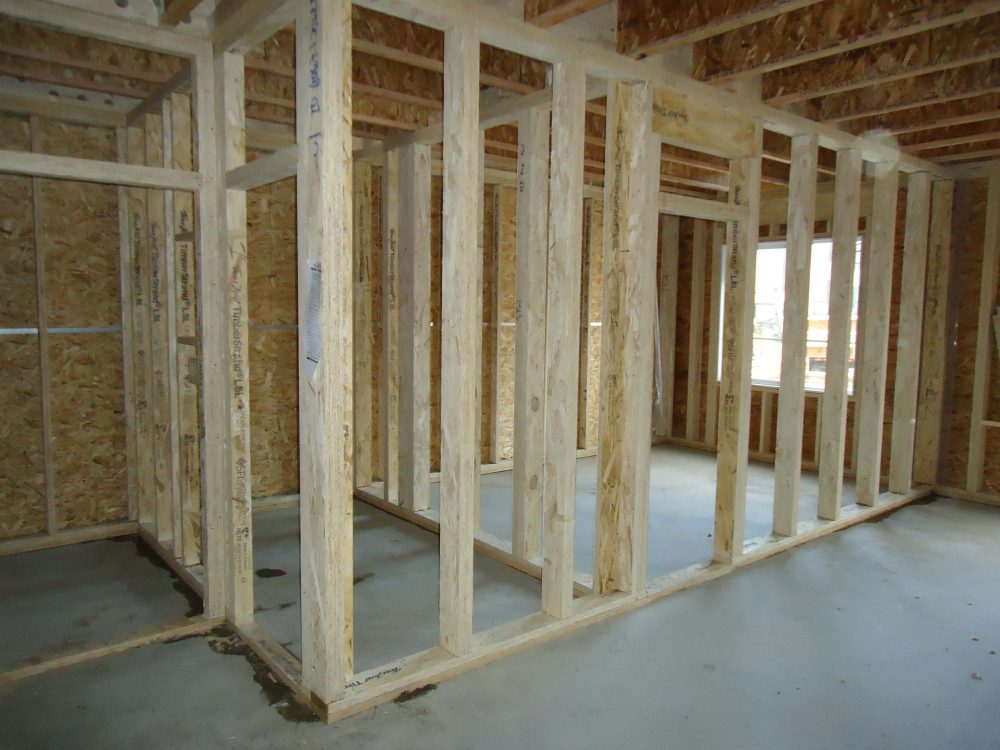 tall wall construction